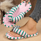 Slippers Winter Shoes for Woman Home Slippers New Fashion Slippers Shoes Flat Heel Flip Flops Plus Size 42 43