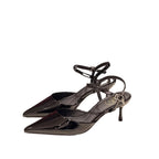 2025 New Design High Heels Woman Pumps Buckle Strap Mules Slippers Sexy Pointed Toe Wedding Banquet Female Shoes