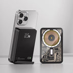 2024 New High quality aluminum alloy Power Banks Backup Battery Macsafe Powerbank Magnetic Wireless Phone Charger