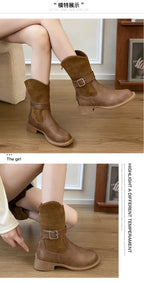 2026 New High Heels Women Boots Winter Punk Gothic Women’s Boots Fashion Elegant Retro Pumps Designer Woman Boots Fashion 42