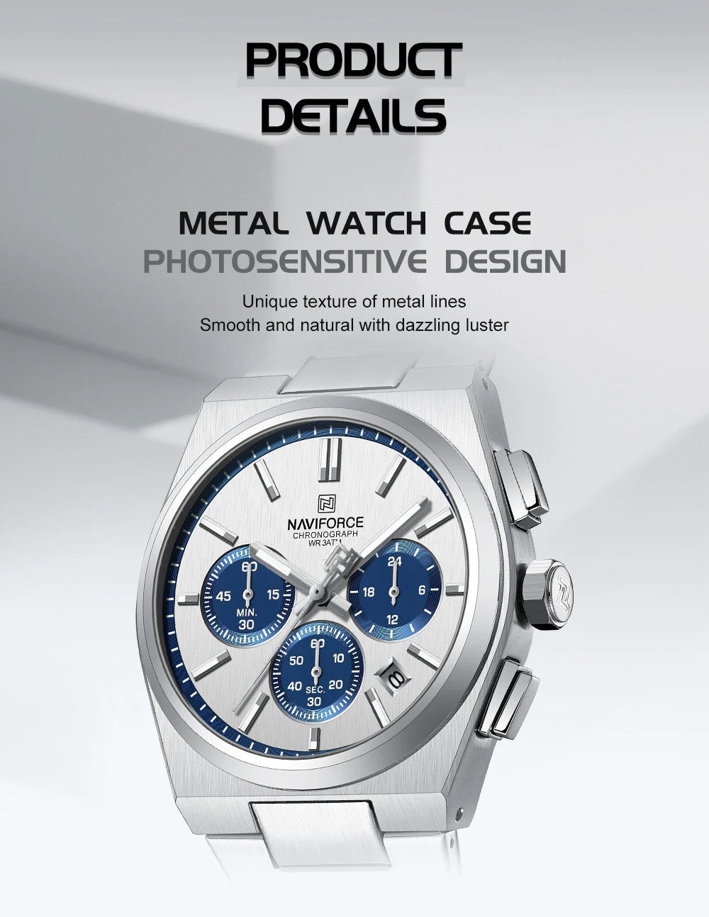 NAVIFORCE Luxury Couple Watches Set - Men's And Women's Fashion Quartz Wristwatches Waterproof Stainless Steel 2025 New Arrival