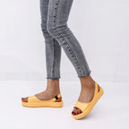 Women's Sandals Woman Peep Toe Sandals Female Elegant Flat Shoes 2024  Ballet Flats Plus Size 42 43 Shoes Woman Orange White