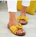 Women's Sandals 2022 Summer Platform Retro Sandals Woman  Fashion Bow Leopard Beach Slippers Women Plus Size