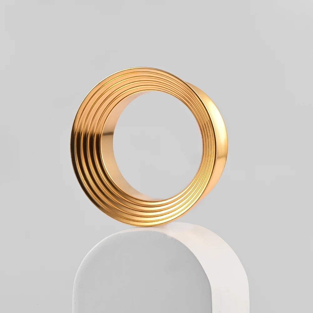 Doearko 2PCS Classic hollow spiral gauges Ear Plugs Tunnels Stainless Steel Ear Gauges Body Piercing Jewelry for women/men