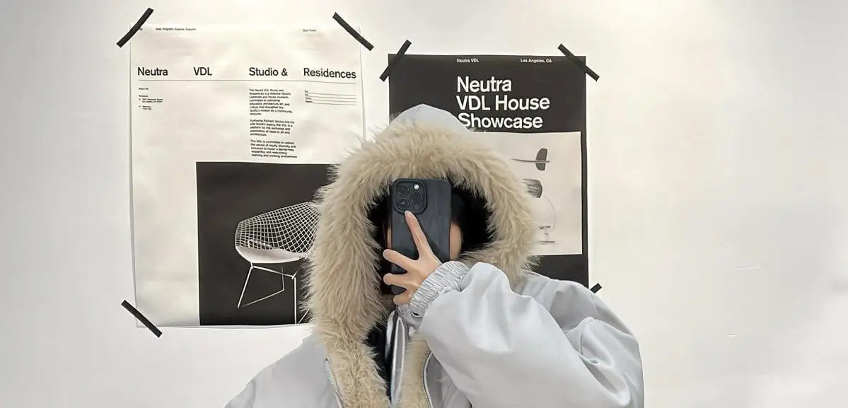 Winter Warm Jacket 2025 New High Street Fur Collar Hooded Women's American High-end Sense Versatile Korean Version Coat Trend