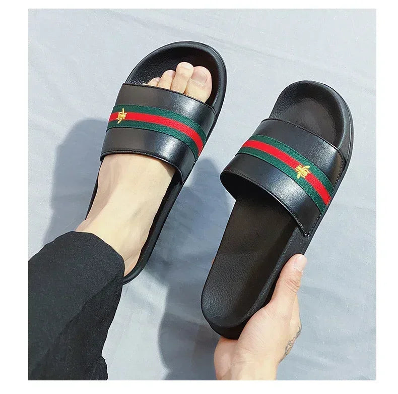 Slippers for Men Ultra Soft Slides Sandals Men Casual Summer Brand Non-slip Wear-resistant Indoor Outdoor Man Summer Slippers
