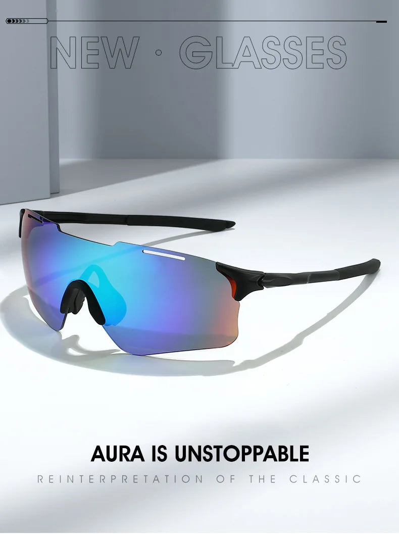 Cycling Sunglasses Men Women Sun Glasses For Mirror Lens Road Riding Bike Sport Glasses Fishing Running Eyewear UV400