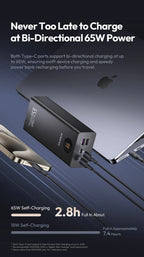 Romoss Power Banks 27000mAh 65W Fast Charge Laptop Portable Charger Powerbank External Battery For iPhone 16 Xiaomi Huawei