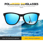 Sunglasses Man Anti-uv Sun Glasses Coating Lens Driving Fishing UV 400 Protection Outdoor Sports Shades 2024 New In