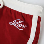 Women's Wear Breathable Embroidered Sports Set Casual Letter Stitching U-Neck Vest Comfortable Soft Drawstring Shorts Outdoor