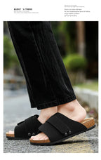 Men's Summer Sandals for Men Shoes Flat Sandals Trend 2024 Man Slippers Slipers Mens Soft Sandles High Quality Shoes Sandal Sale