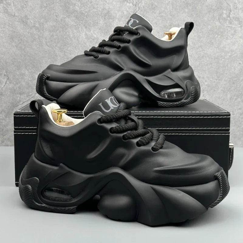 Men Shoes Designer Luxury Casual Sneakers Breathable Platform Shoes for Men Fashion Height Increasing Comfortable Non-slip Shoes