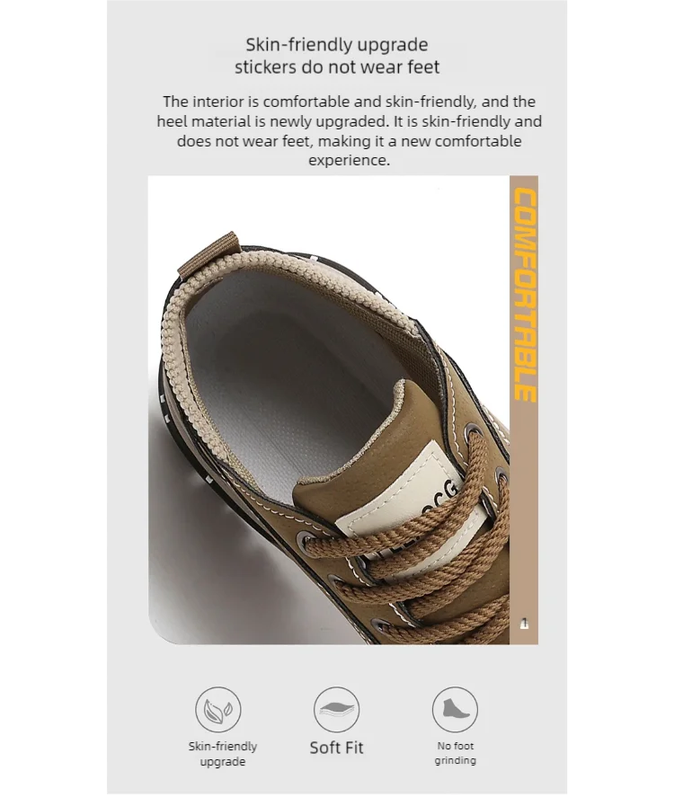 Men's shoes four seasons soft-soled non-slip casual shoes outdoor youth walking shoes fashion student sports shoes tooling shoes