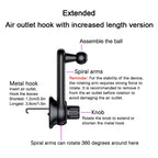 Car Phone Holder Bracket Accessories Interior Air Outlet Vent Base Gadget Universal Auto Cellphone Support Accessories