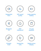 Handfree Portable Wireless Caixa De Som Bluetooth Speaker Music Sound Box Blutooth For Hand Free Mini Baffle Blootooth Handsfree