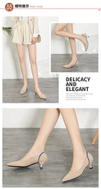 Women's high heels shoes  2025 new spring  / autumn / fashion beautiful breathable sweat absorbing comfortable shallow mouth p