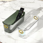 2 Pcs Cosmetics Box Desktop Storage Drawer Stackable Storage Box with Handle Makeup Organizers Basket Poatable Sundries  Rack