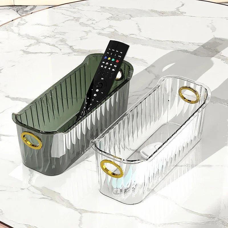 2 Pcs Cosmetics Box Desktop Storage Drawer Stackable Storage Box with Handle Makeup Organizers Basket Poatable Sundries  Rack