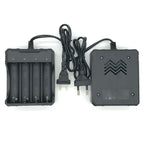 4 Chargers 4 Slot Wire Charger for 18650 Battery Charger Intelligent Fast Charging for 18650 Li-Ion Battery Flashlight Battery