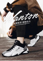 Shoes for Men Fashion High Quality Leather High-top Platform Mens Shoes Outdoor Tooling Comfort Leisure Ankle Boots Botas Hombre