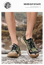 Mens Sandals Hot Sale Summer Outdoor Non-slip Beach Shoes Anti-collision Rubber Wading Shoes Fashion Breathable Male Sneakers