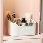 Toilet Desktop Storage Box Container Cosmetics Bathroom Countertop Sorting Box Large Capacity Cosmetic Brush Makeup Organizer