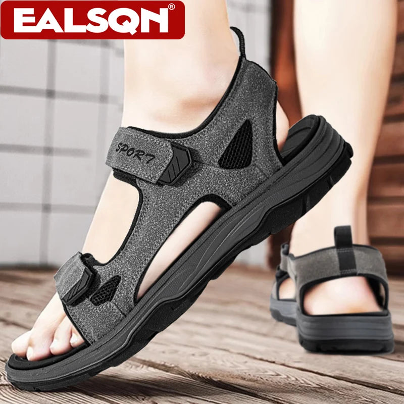 Summer Sandals for Men Breathable Outdoor Casual Sandalies Shoes Fashion Beach Non Slip Walking Shoes Size 40-46