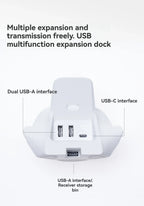 Flydigi Apex 5 Accessories Kit for Gamepad Controller: Replacement Sticks, Phone Holder, Buttons, Storage Bag, Charging Dock