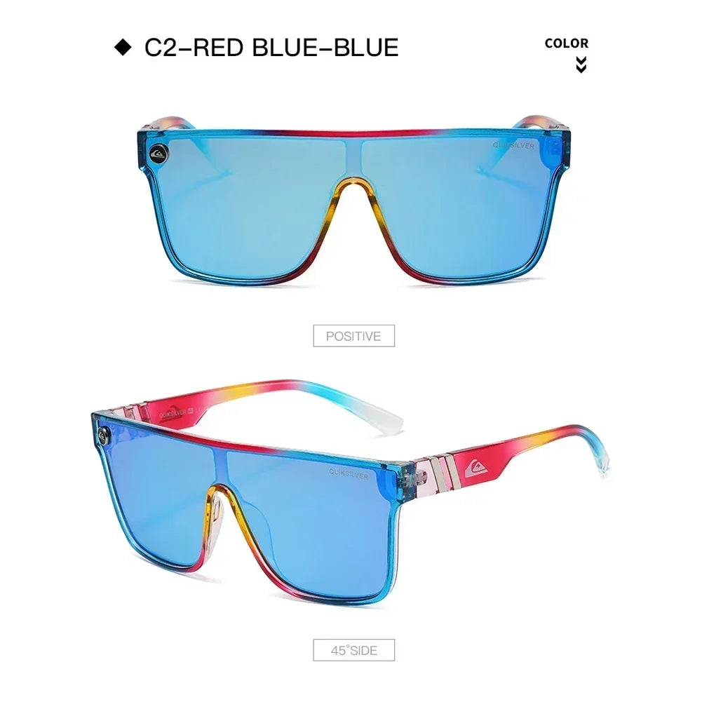 Fashion Sunglasses Men Women Outdoor Large Frame Oversized Sports Goggle Wholesale Beach Sun Glasses Colorful Uv400