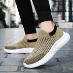2025 Men- Walking Shoes Soft Mesh -Wear-Resistant Comfortable Flat Casual- Sneakers Original Summer Sports- Tennis Shoes for Man
