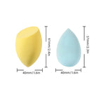 4pcs/bag Fashion Make up Blender Cosmetic Puff Makeup Sponge Foundation Powder Sponge Beauty Tool Makeup Tool Accessories