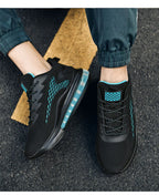 Men's casual sports shoes, men's running shoes, air cushion, men's spring and autumn new fashion, breathable soft soles
