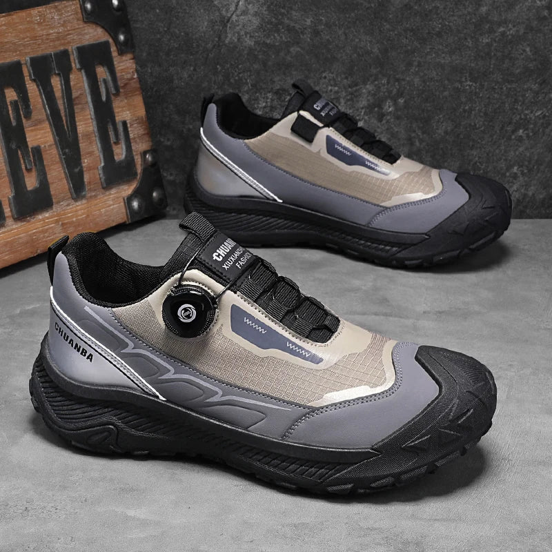 2025 new men's shoes work sports shoes fashionable casual shoes comfortable multi-functional low top shoes outdoor hiking shoes