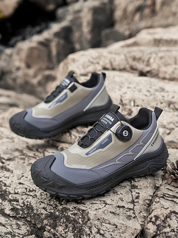 2025 new men's shoes work sports shoes fashionable casual shoes comfortable multi-functional low top shoes outdoor hiking shoes