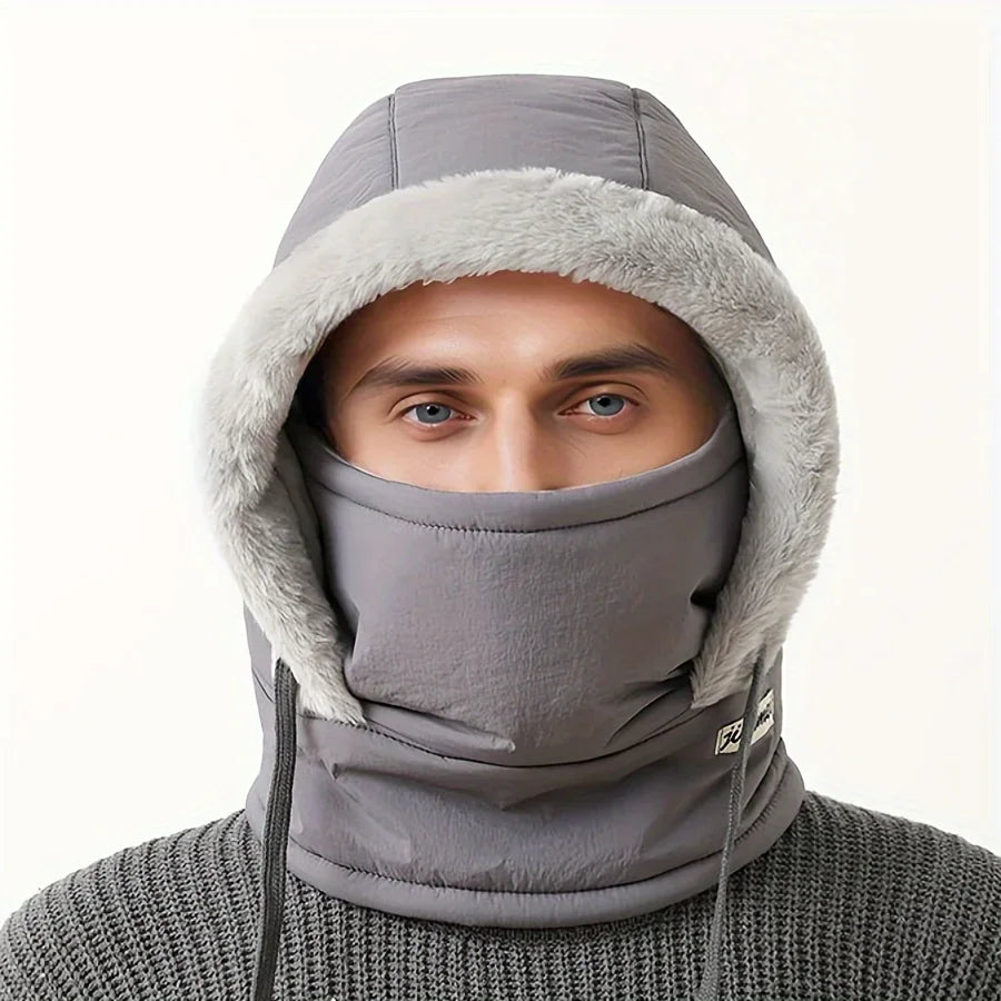 Winter Warm Hat for Men and Women, Autumn and Winter Cycling Ear Protection with Thick Velvet for Cold Protection