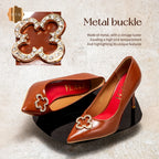 C-H Woman's High Heels  New High Quality Pointed Shoes Business Commuter Girls Shoes Banquet Party Shoes 9cm