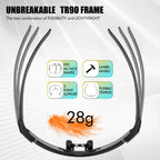 SCVCN Fashion Sunglasses for Men Sport Cycling Glasses Bike Bicycle Hiking Camping Golf UV400 Protection Glasses Women Baseball