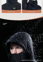 Winter Motorcycle Riding Coldproof Clothing Winter Fashion Waist Designwarm Cotton Jumpsuit,thickened Waterproof Snowmobile Suit