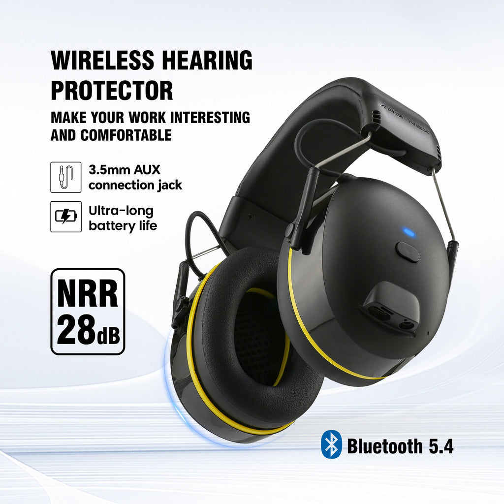 Electronic Headphone 5.0 Bluetooth Earmuffs Hearing Protection Headphones for Music Safety Noise Reduction shooting earmuffs