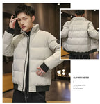 Winter Man Jackets Cotton-padded Parkas Puffer Jacket Men Warm Coats Thick Fashion Casual Outwear Streetwear Men's Clothing Top