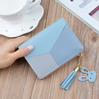 Fashion Wallets Coin Purse Lady Short Purses Portable Clutch Small Handbags Women Cards Holder PU Leather Foldable Money Bags