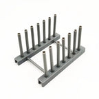 Kitchen Plates Pot Covers Home Cabinet Creative Bowl Dish Storage Rack Plastic Drain Rack Convenient and Simple