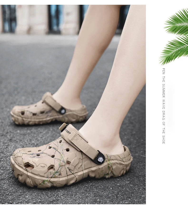 Men Slippers High Quality Classic Outdoor Anti-Slip Garden Shoes Lightweight Fashion Casual Sandals Sandals for Men Platform