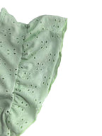 Women's elegant white crochet top