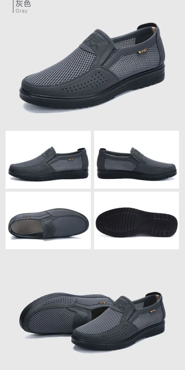 Men's Shoes 2025 Summer Casual Sneakers Breathable Mesh Chunky Sole Affordable Free Shipping