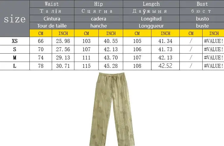 Women Print Long Pants Sets For Women Lapel Half Sleeve Single Breasted Shirts + High Waist Lace-Up Wide Leg Pants