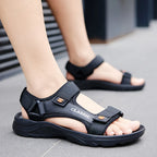 Men Sandals Summer Leisure Beach Holiday Sandals Men Shoes 2024 New Outdoor Sneakers Male Retro Comfortable Casual Sandals Men