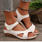Women's Sandals 2025 Summer Sandals Women Heels Sandalias De Mujer Casual Wedges Footwear Summer Shoes Woman Soft Heeled Sandals