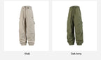 Men's outfit pants are versatile, trendy, loose, straight-leg outdoor work pants and trendy brand tight-fitting windbreakers
