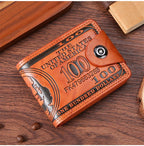 Men's Wallets  Dollar PatternWallet Male Leather Walet Photo Card HolderFashion Large Capacity Wallet Purse Bag